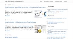 Desktop Screenshot of freesoftware.zona-m.net